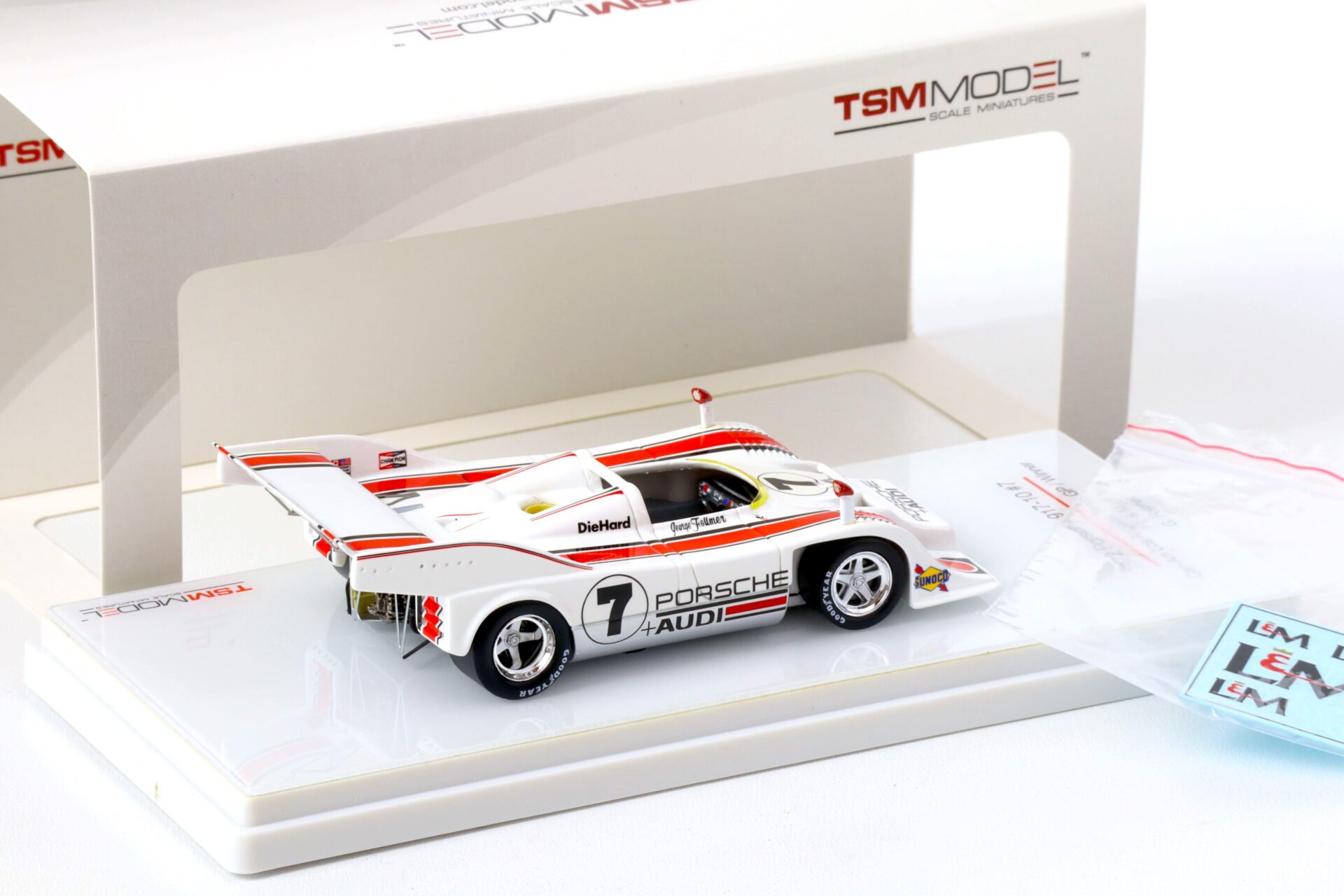 1:43 TSM 1972 Porsche 917/10 Can-Am Los Angeles Times GP #7 L&M G.Follmer