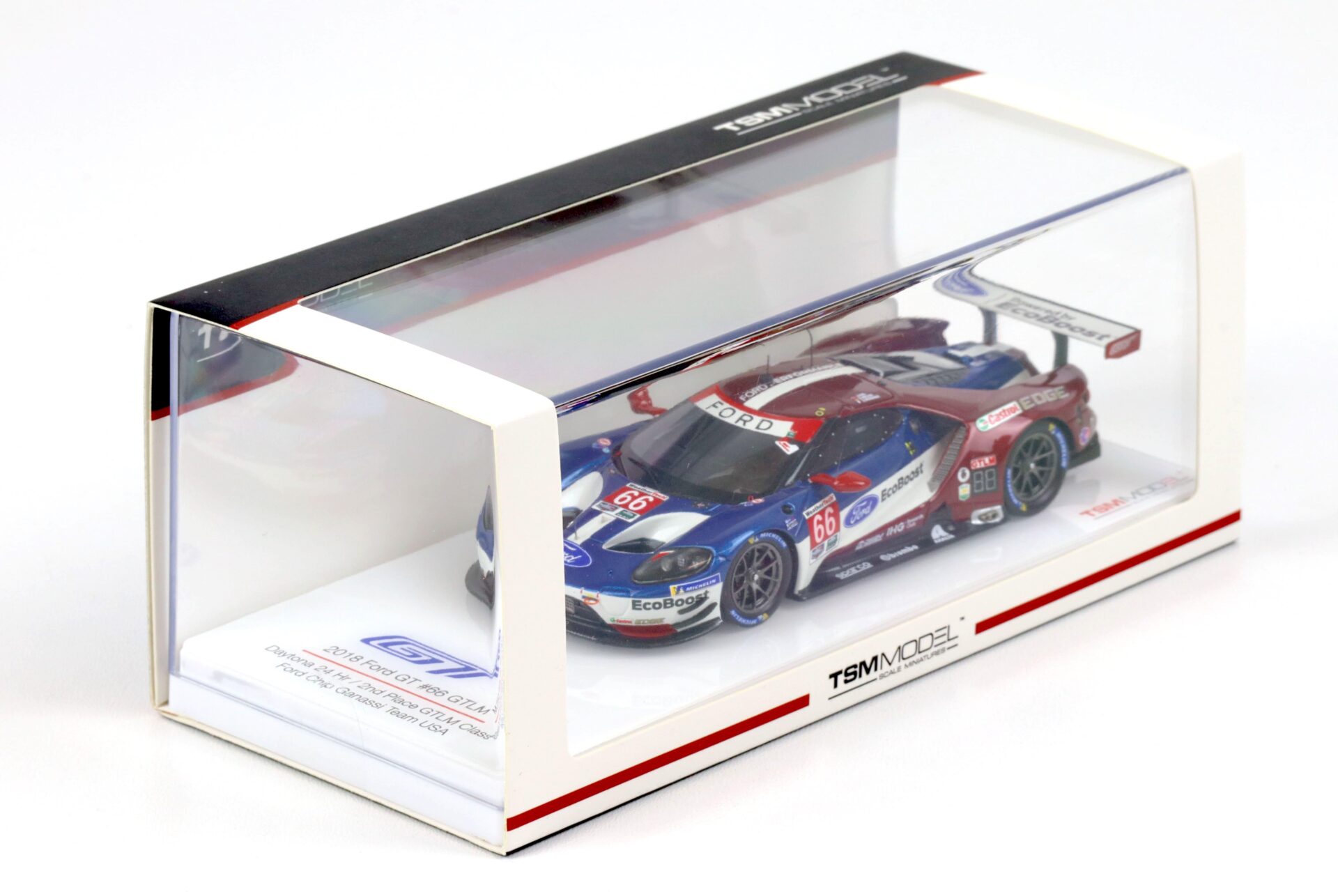 1:43 TSM 2018 Ford GT #66 GTLM Daytona 24h - 2nd Place GTLM Hand/ Müller