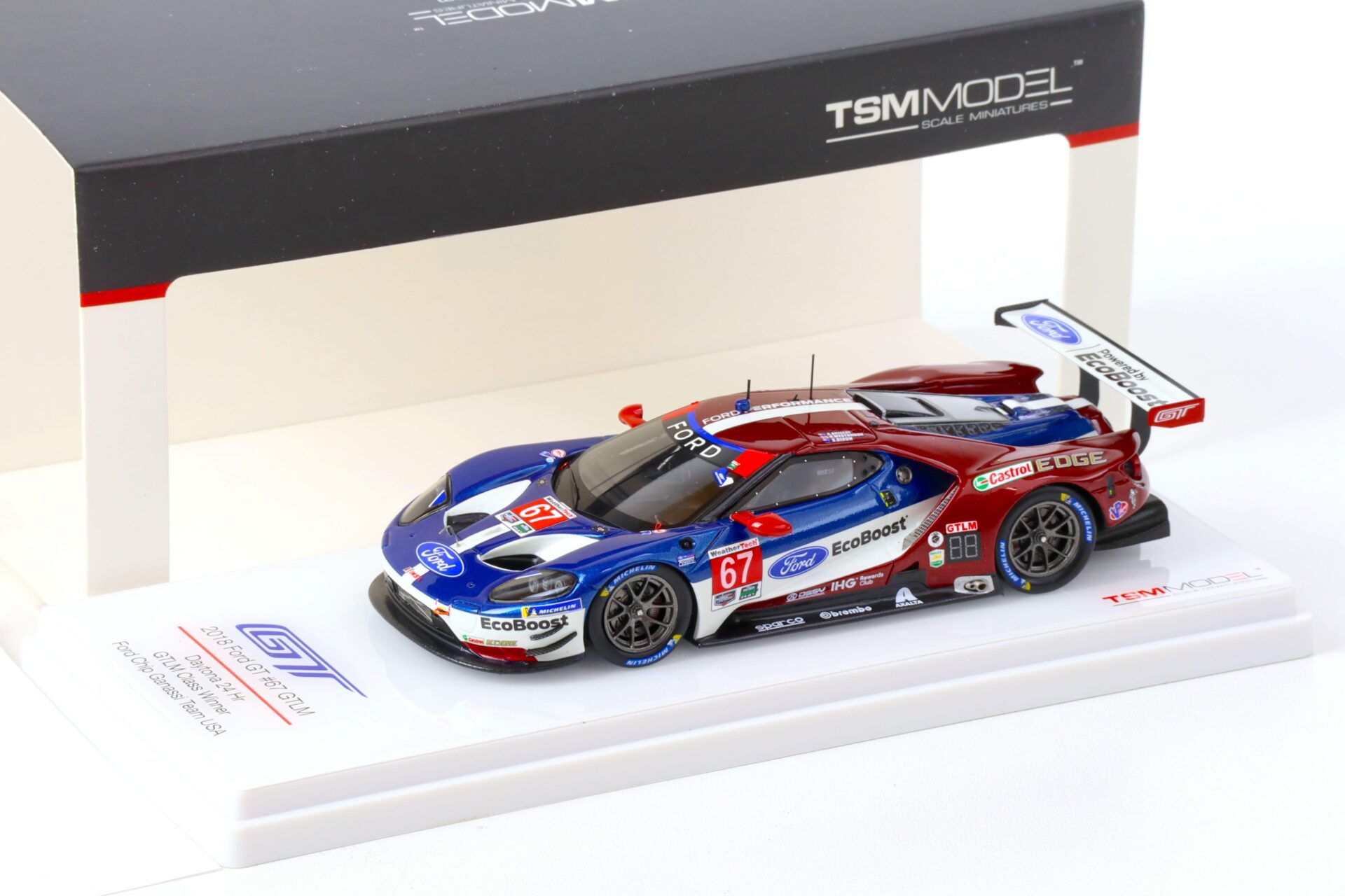 1:43 TSM 2018 Ford GT #67 GTLM Daytona 24h Class Winner Briscoe/ Dixon/ Westbrook