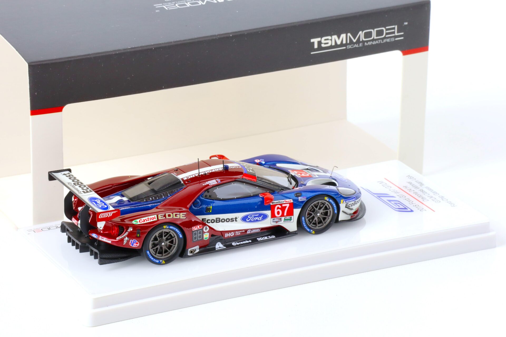 1:43 TSM 2018 Ford GT #67 GTLM Daytona 24h Class Winner Briscoe/ Dixon/ Westbrook