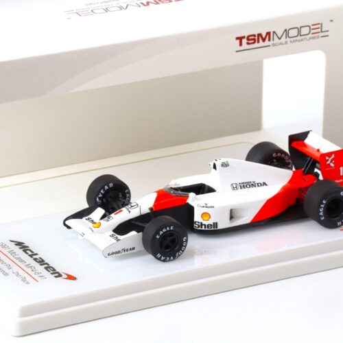1:43 TSM 1991 McLaren MP4/6 Japanese Grand Prix GP 2nd Place #1 A.Senna
