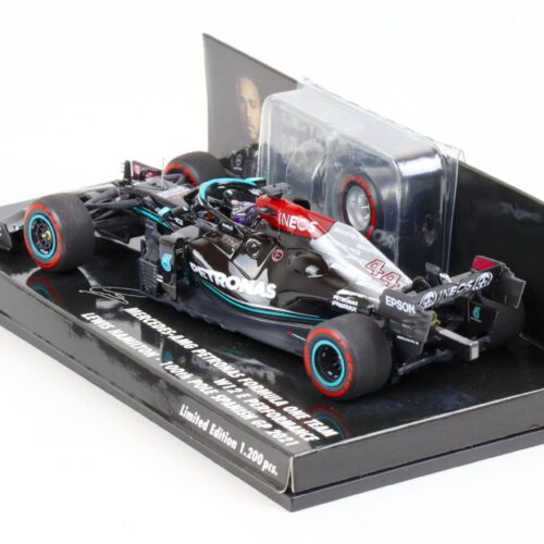 1:43 Minichamps Mercedes-AMG Petronas F1 Team W12 E Hamilton 100th Pole 2021