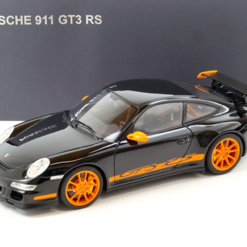 1:12 AUTOart Porsche 911 (997) GT3 RS black with orange stripes 12116