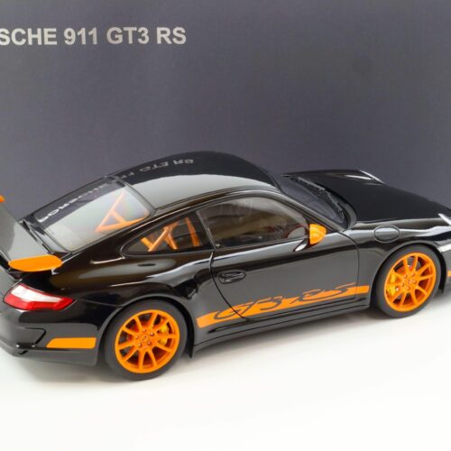 1:12 AUTOart Porsche 911 (997) GT3 RS black with orange stripes 12116