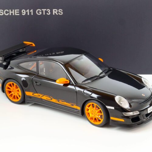 1:12 AUTOart Porsche 911 (997) GT3 RS black with orange stripes 12116