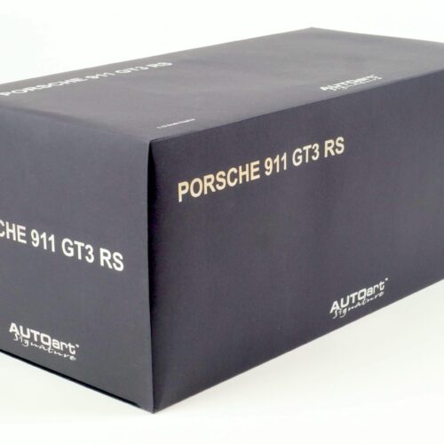 1:12 AUTOart Porsche 911 (997) GT3 RS black with orange stripes 12116