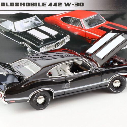 1:18 ACME 1970 Oldsmobile 442 W-30 Coupe black/ white