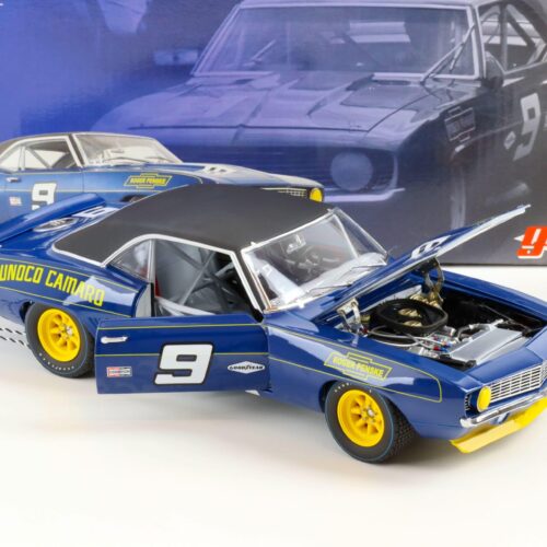 1:18 GMP 1969 Chevrolet Camaro Coupe SUNOCO CAMARO Penske #9 blue