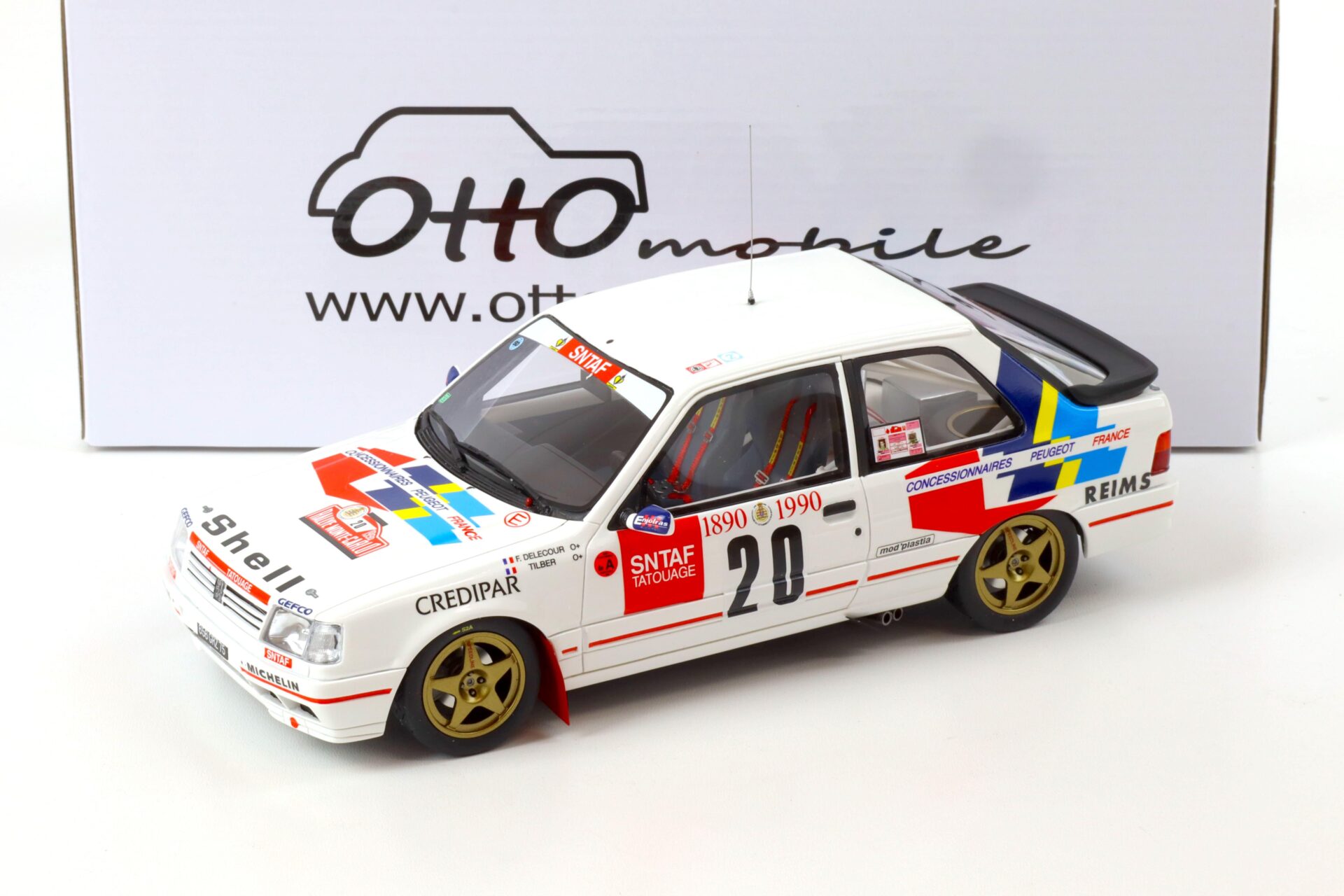 1:18 OTTO mobile OT943 Peugeot 309 GR A Rallye Monte Carlo 1990 Delecour #20