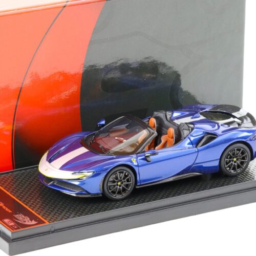 1:43 BBR Ferrari SF90 Spider Pack Fiorano Blu Elettrico/ yellow - Limited 24 pcs.