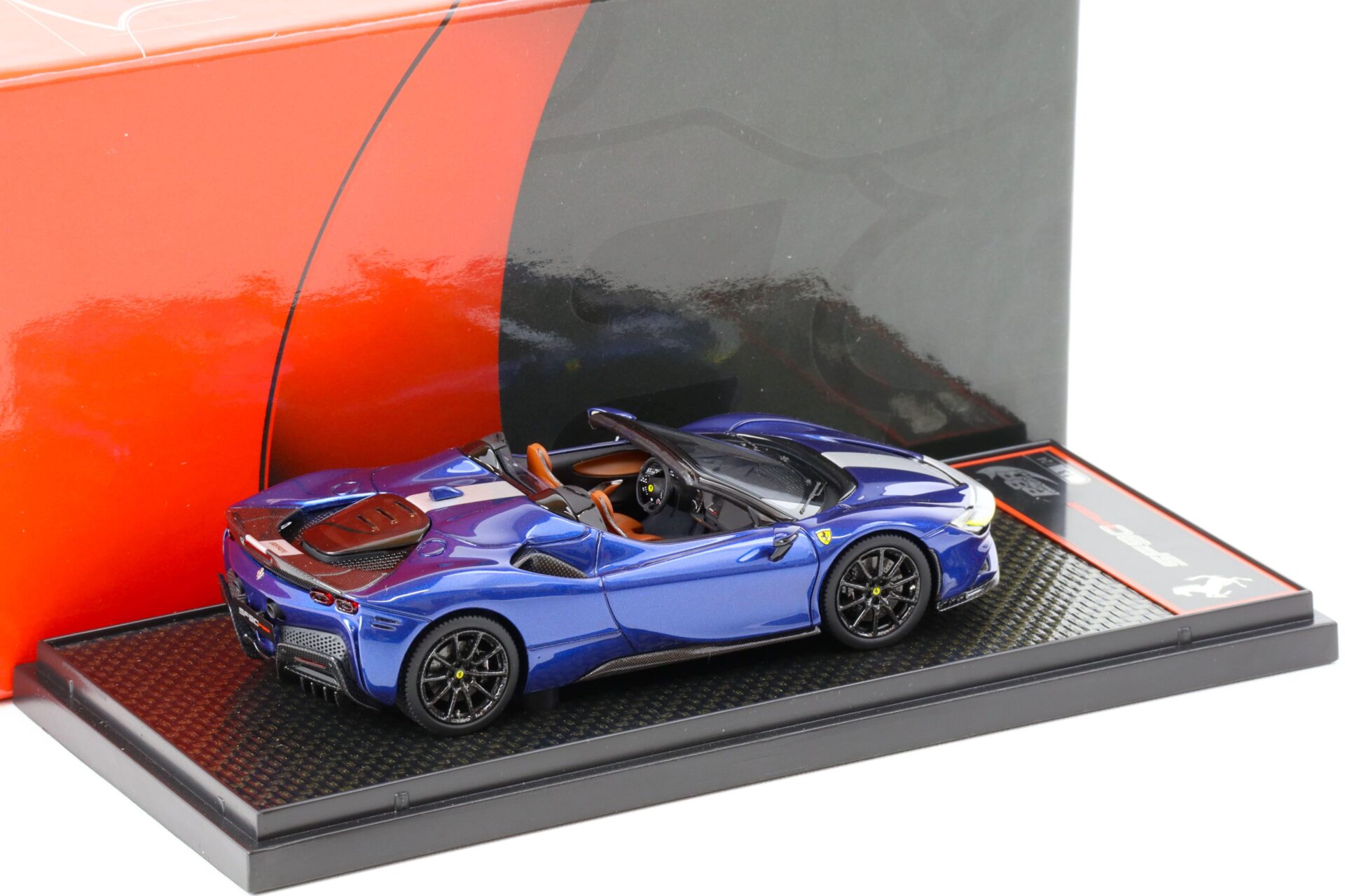 1:43 BBR Ferrari SF90 Spider Pack Fiorano Blu Elettrico/ yellow - Limited 24 pcs.
