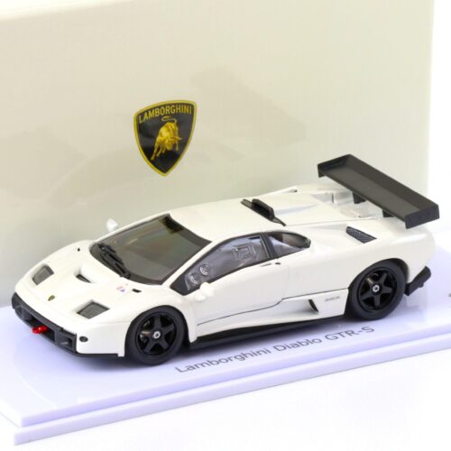 1:43 Kyosho Lamborghini Diablo GTR-S pearl white 03215PW - Image 1