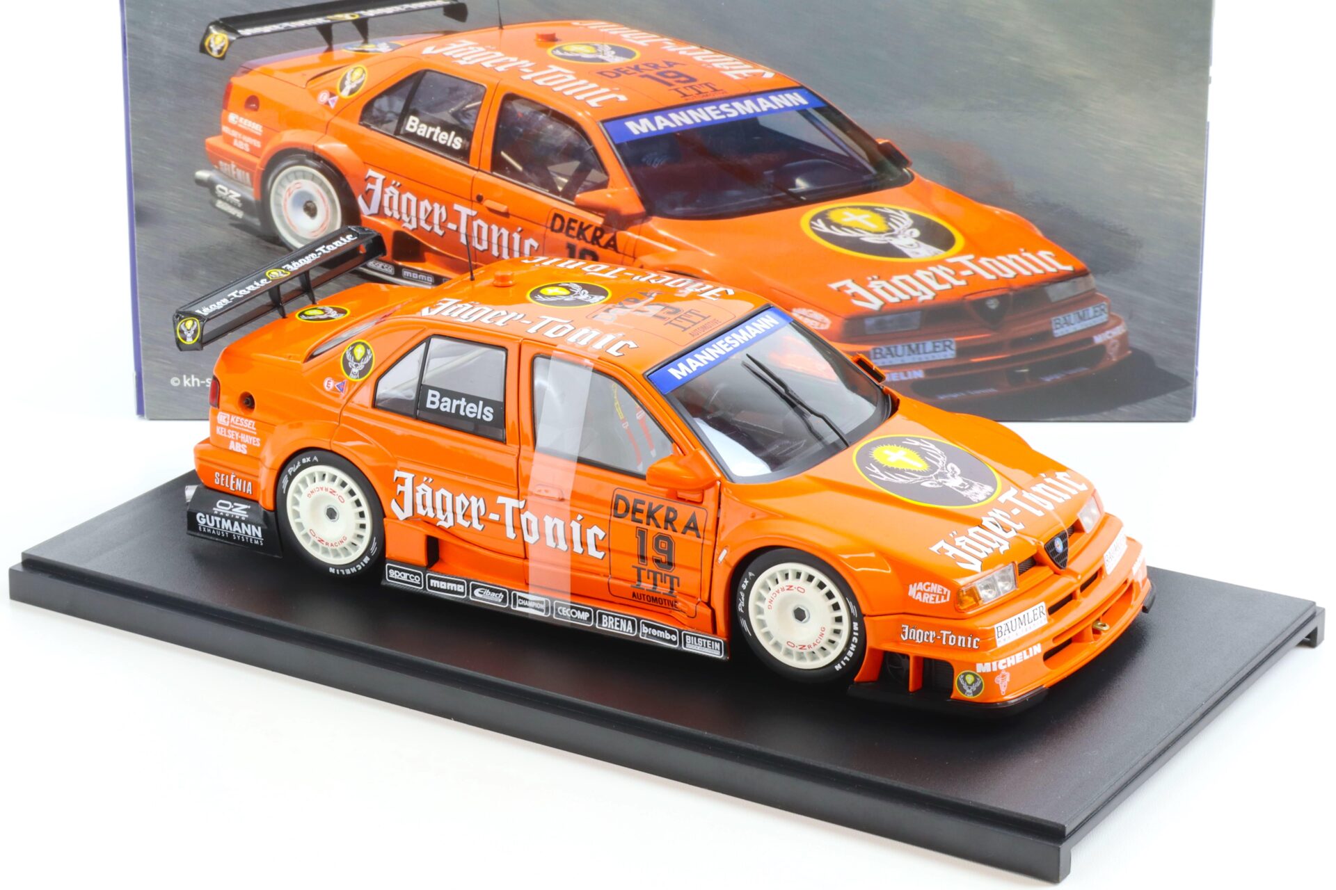 1:18 WERK83 Alfa Romeo 155 V6 TI #19 DTM/ITC 1995 Helsinki Bartels Jäger-Tonic