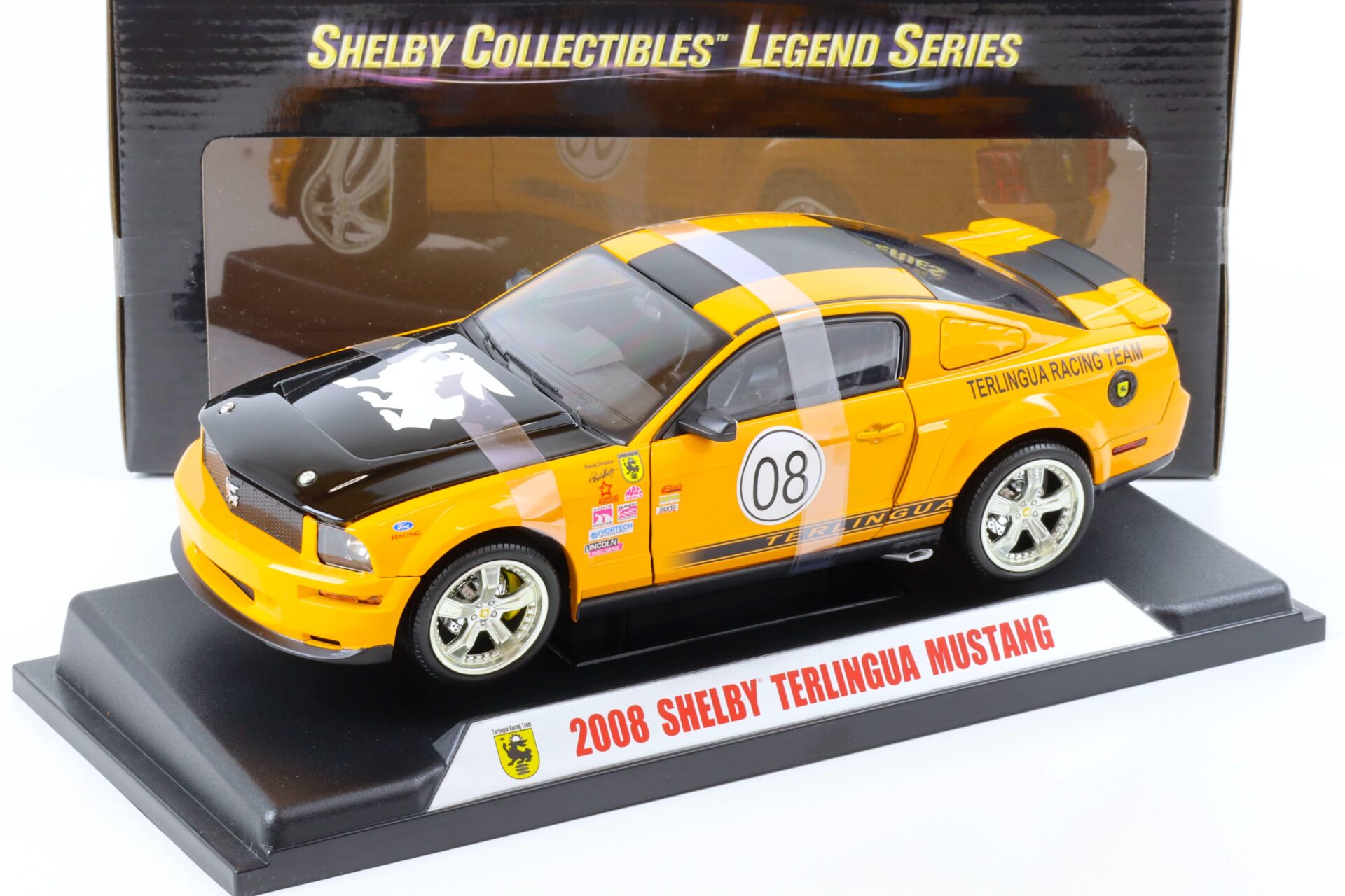 ID 69784 orig.jpg 1:18 Shelby Collectibles 2008 Shelby Mustang TERLINGUA #08 grabber orange/ black