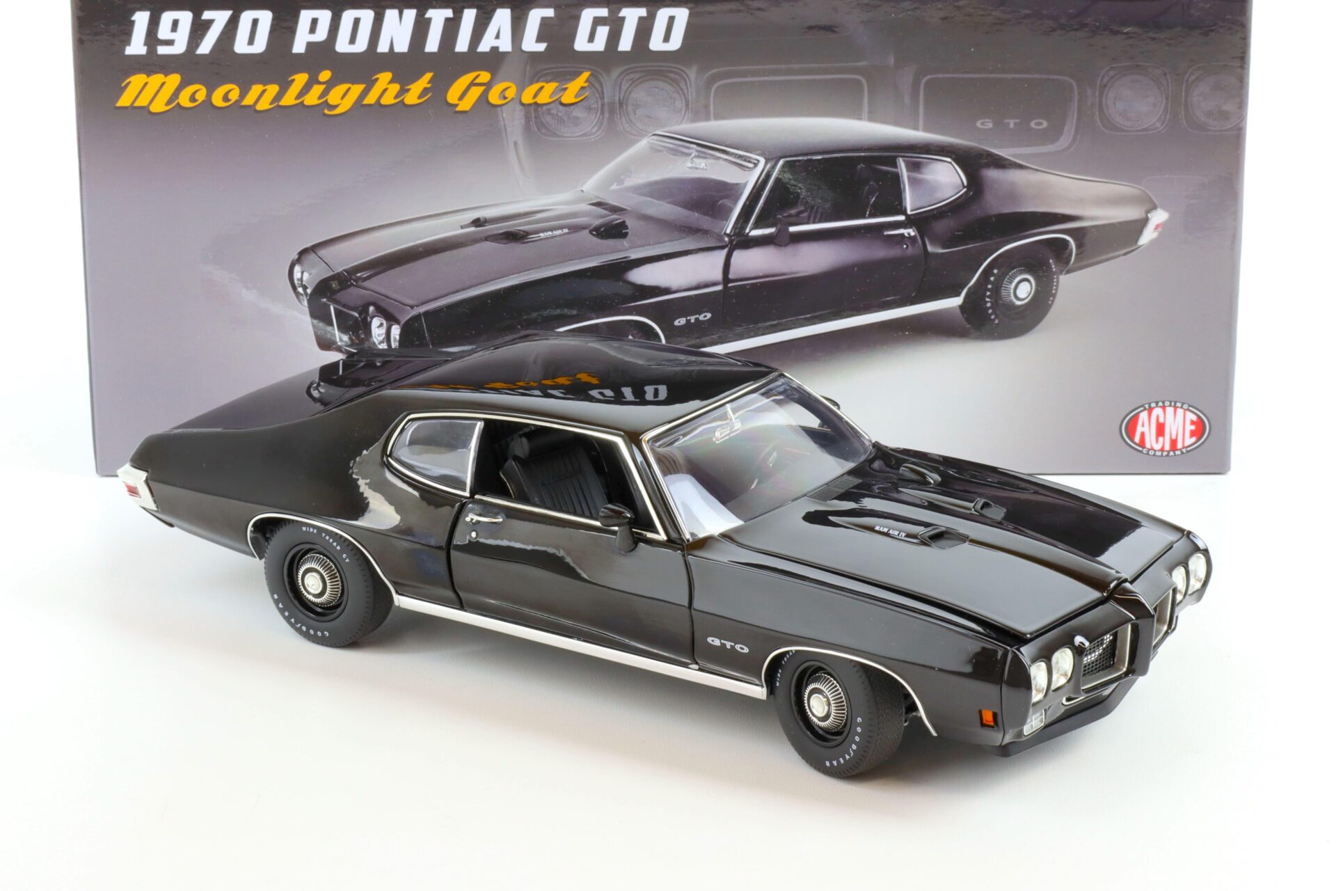 1:18 ACME 1970 Pontiac GTO Coupe Moonlight Goat A1801218