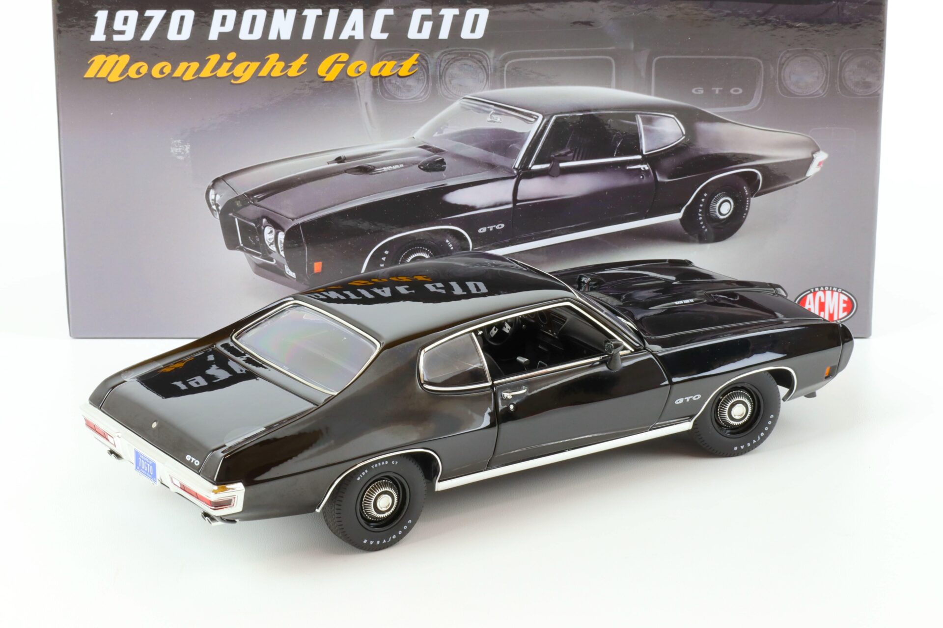 1:18 ACME 1970 Pontiac GTO Coupe Moonlight Goat A1801218
