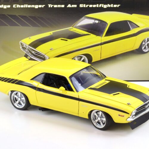 1:18 ACME 1971 Dodge Challenger Trans Am Streetfighter CHICAYNE yellow