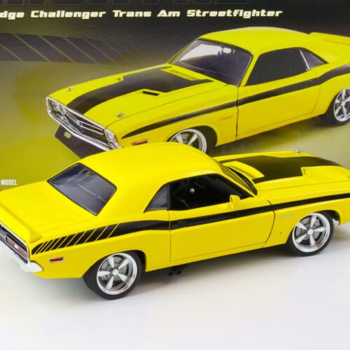 1:18 ACME 1971 Dodge Challenger Trans Am Streetfighter CHICAYNE yellow