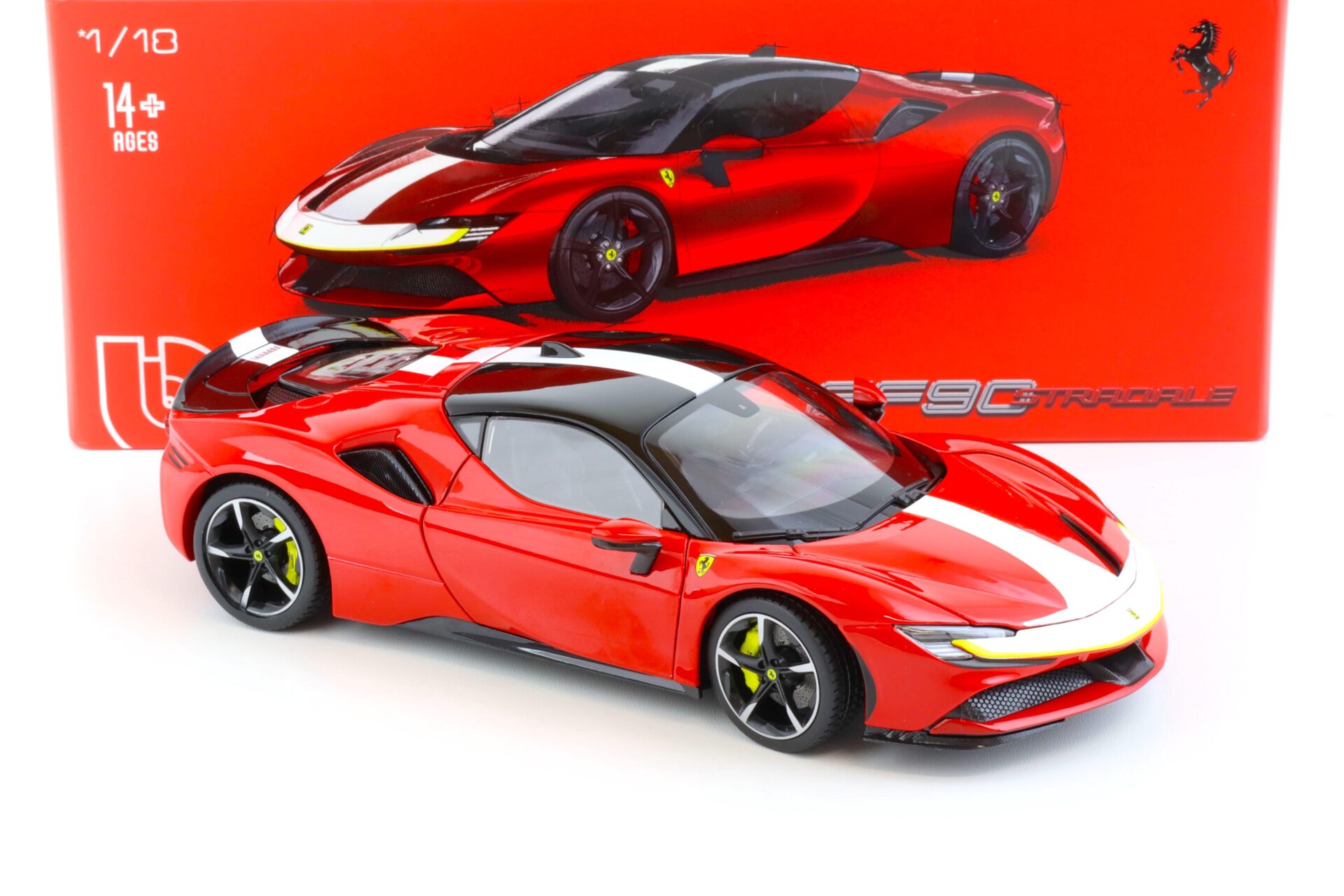 1:18 Bburago Signature Ferrari SF90 Stradale Assetto Fiorano 2020 red