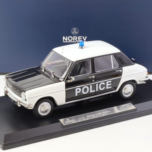 1:18 Norev Simca 1100 Police 1968 black/ white 185753 - Limited 300 pcs.