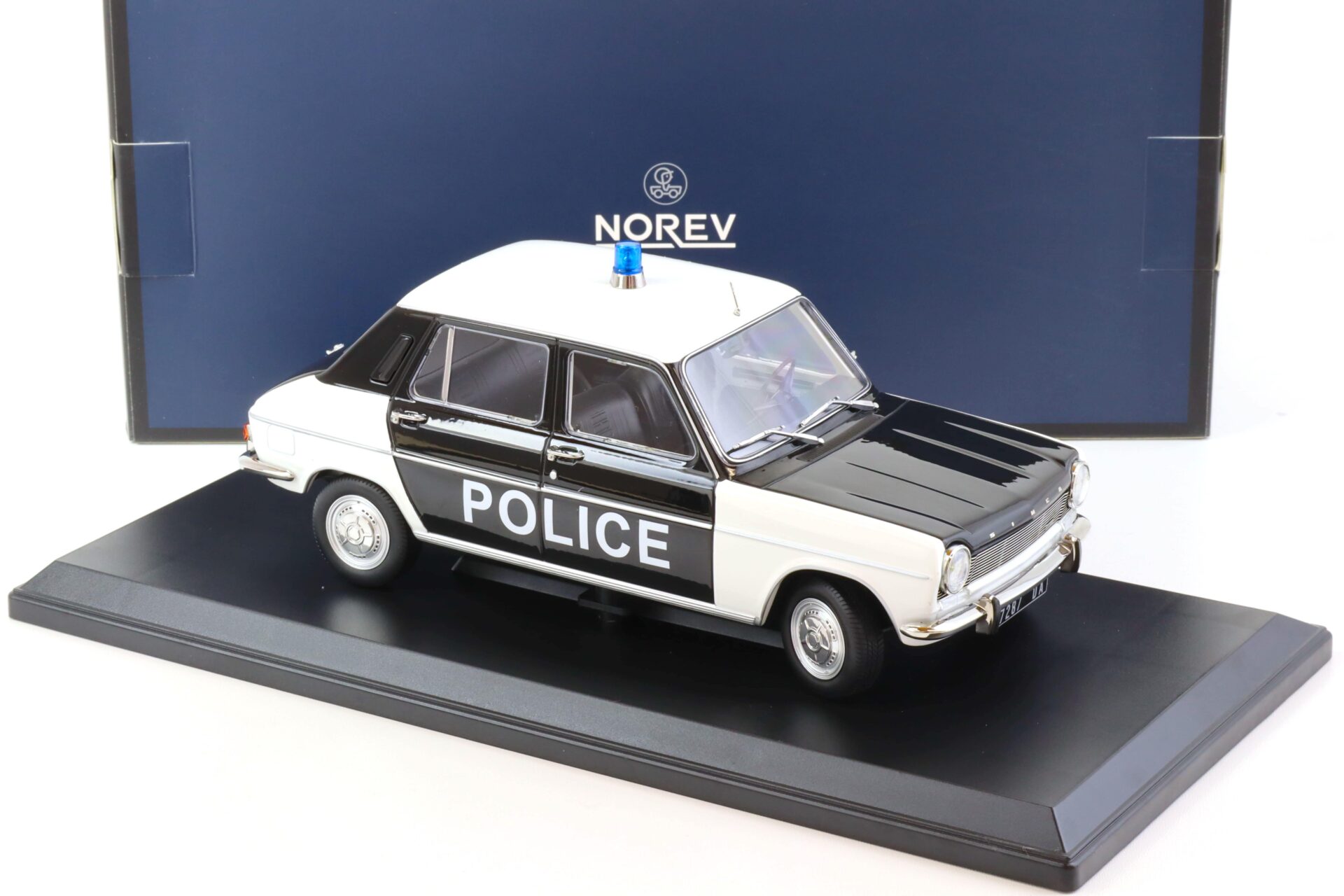 1:18 Norev Simca 1100 Police 1968 black/ white 185753 - Limited 300 pcs.