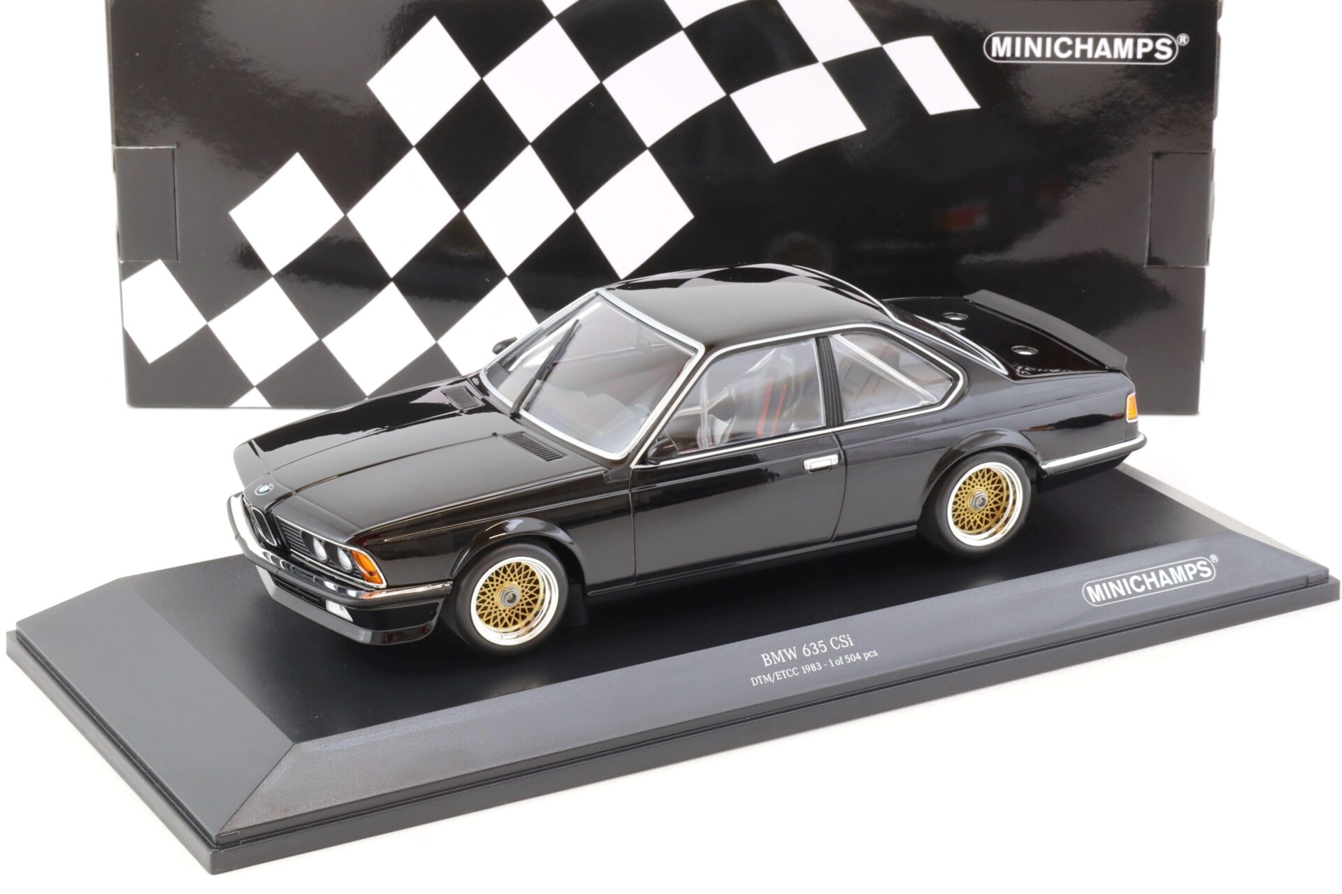 1:18 Minichamps BMW 635 CSi DTM/ ETCC 1983 Plain Body black