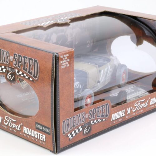 1:18 Highway61 Ford Model A Roadster Hot Rod #121c Origins of Speed green 50160
