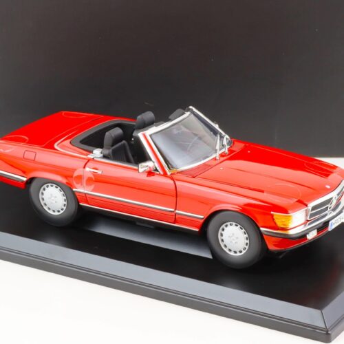 1:18 Norev Mercedes 300 SL R107 Cabriolet 1986 red