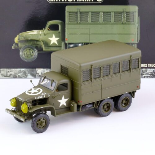 1:35 Minichamps GMC CCKW 353 B2 Box Truck 1943 Military green