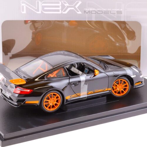 1:18 Welly Porsche 911 (997) GT3 RS black/ orange