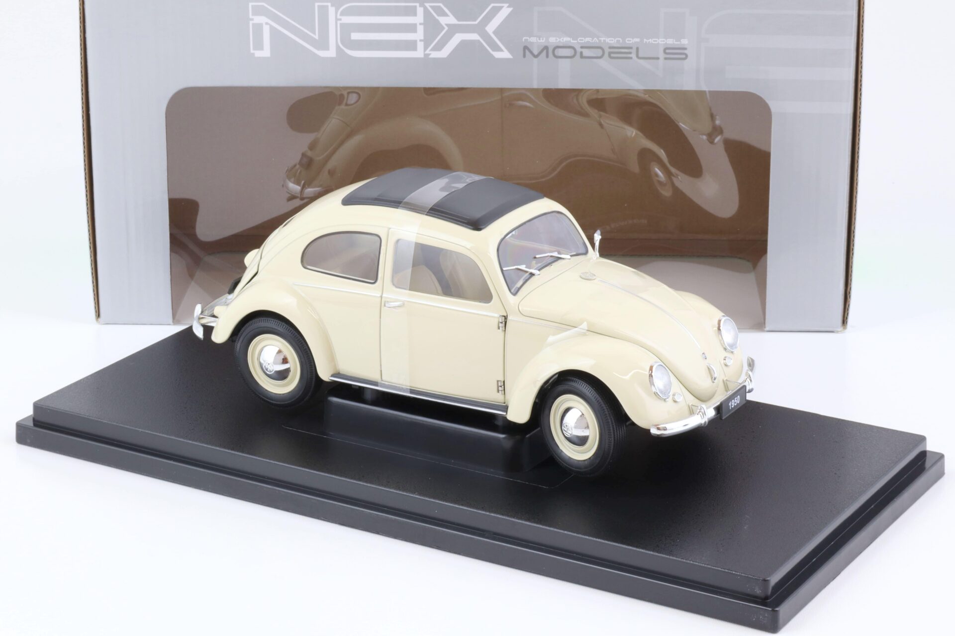 1:18 Welly 1950 VW Volkswagen Käfer Classic Beetle beige