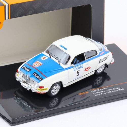 1:43 IXO SAAB 96 V4 Rallye WM 1000 Lakes 1976 Lampinen/ Markkanen #5