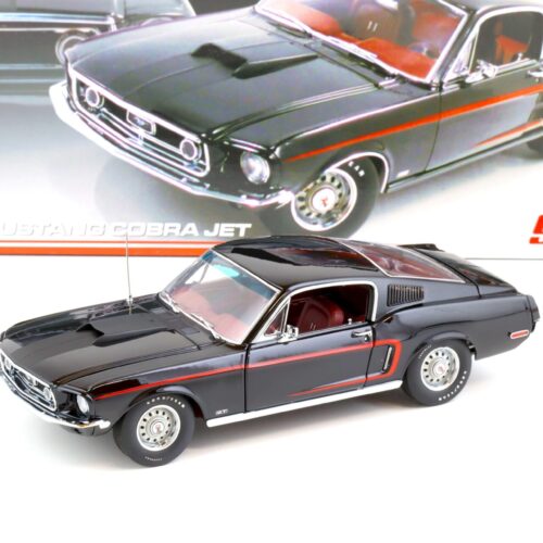 1:24 GMP 1968 Ford Mustang Cobra JET black/ red G2403203