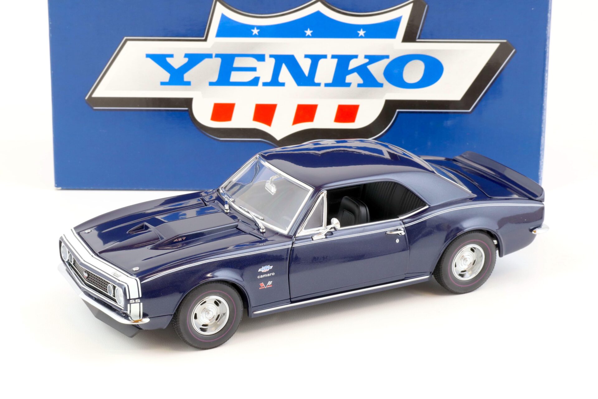 1:18 Exact Detail 1967 Chevrolet Camaro SS 427 Yenko Coupe dark blue