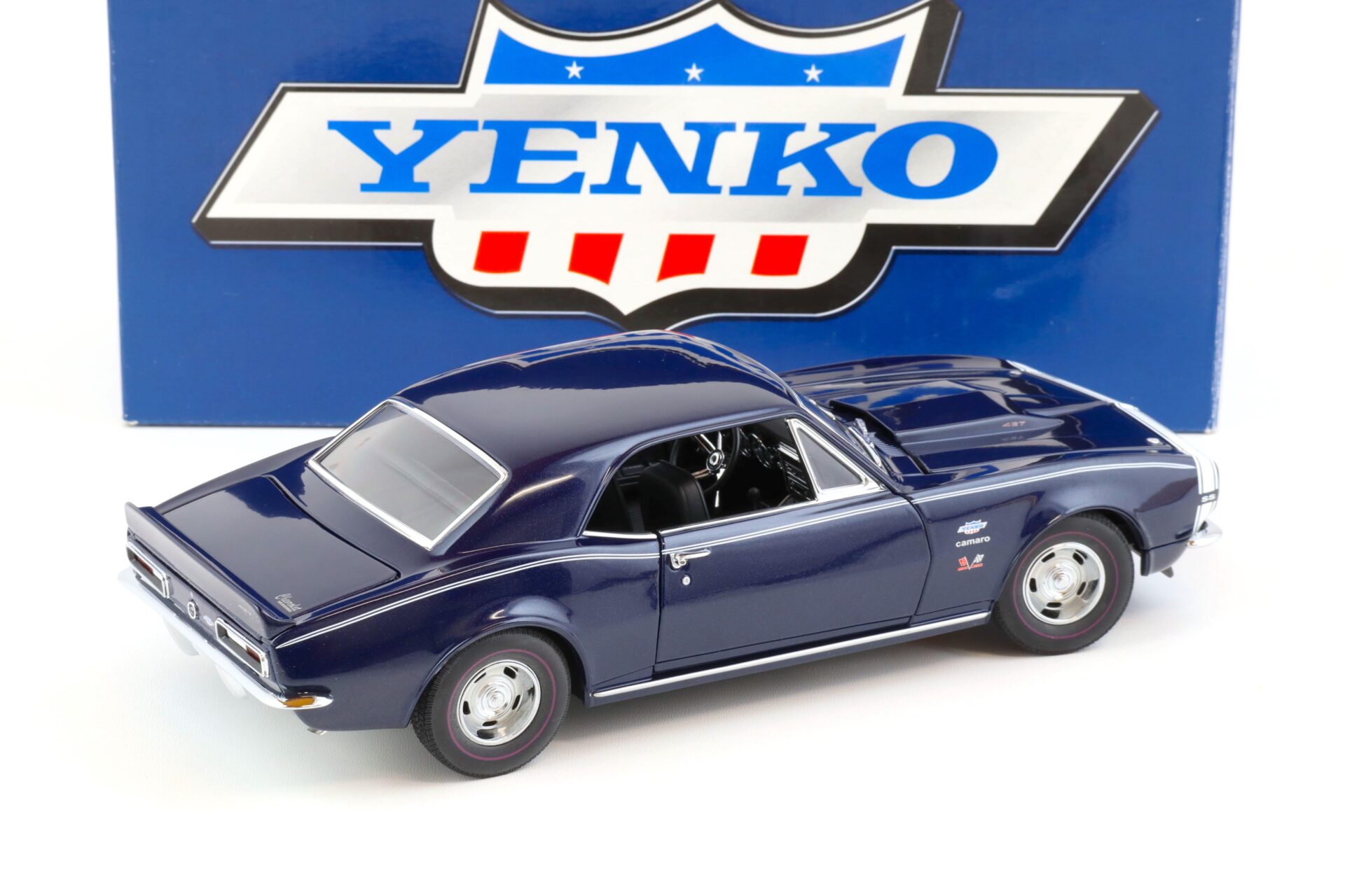 1:18 Exact Detail 1967 Chevrolet Camaro SS 427 Yenko Coupe dark blue