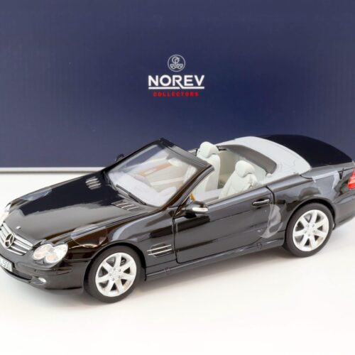 1:18 Norev Mercedes SL 500 R230 Convertible 2003 black 183840