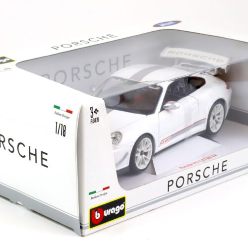 1:18 Bburago Porsche 911 (997) GT3 RS 4.0 Coupe white