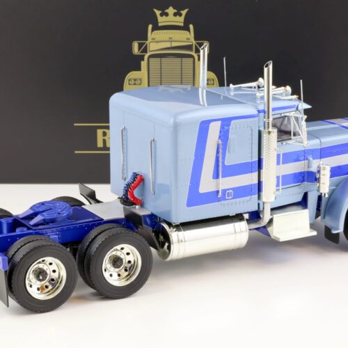 1:18 Road Kings LKW Peterbilt 359 SZM 1967 light blue metallic/ blue/ silver