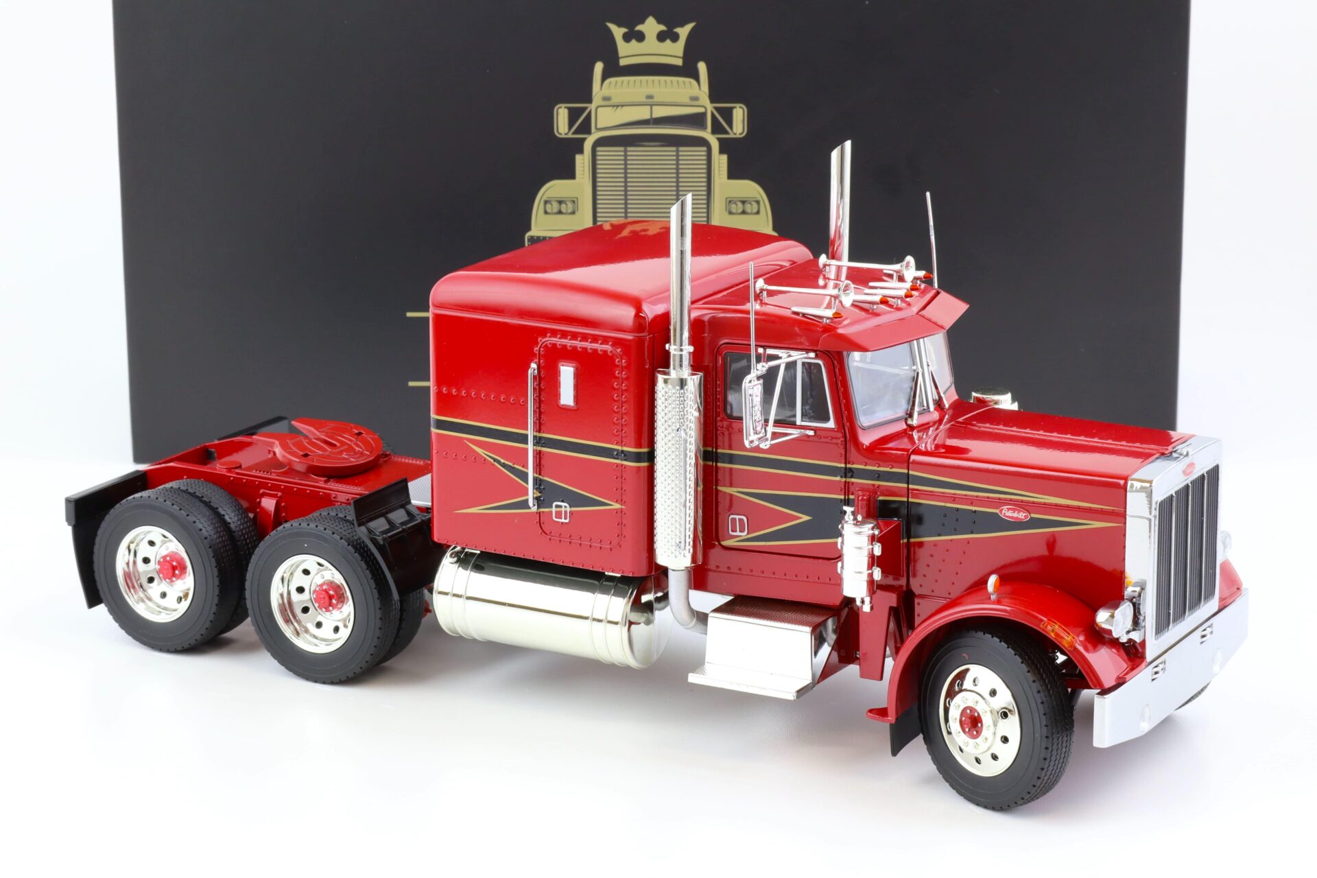 1:18 Road Kings LKW Peterbilt 359 SZM 1967 red/ black