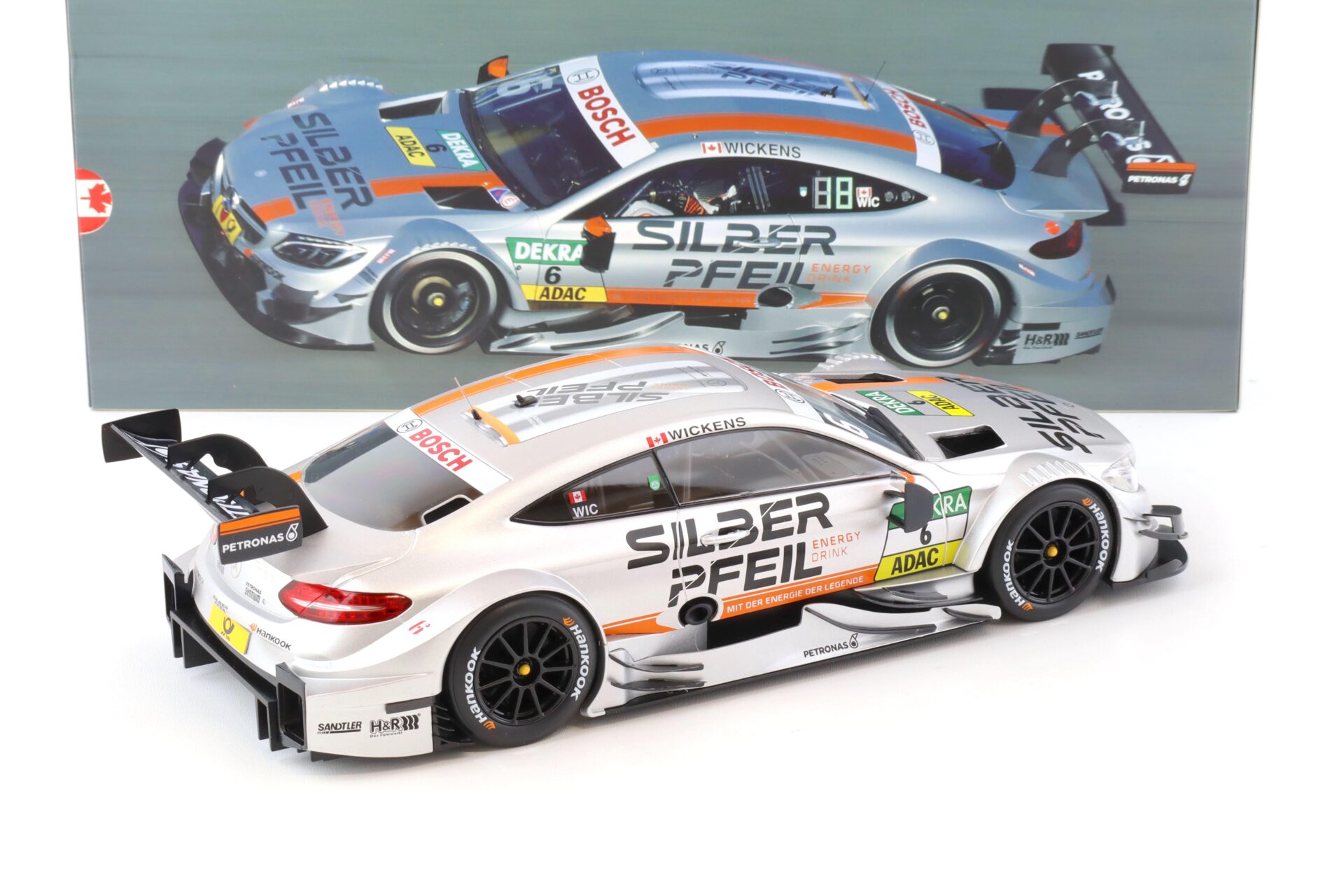 1:18 AutoCult SILBERPFEIL Energy Mercedes C63 AMG DTM Wickens 2016 #6 DEALER VERSION