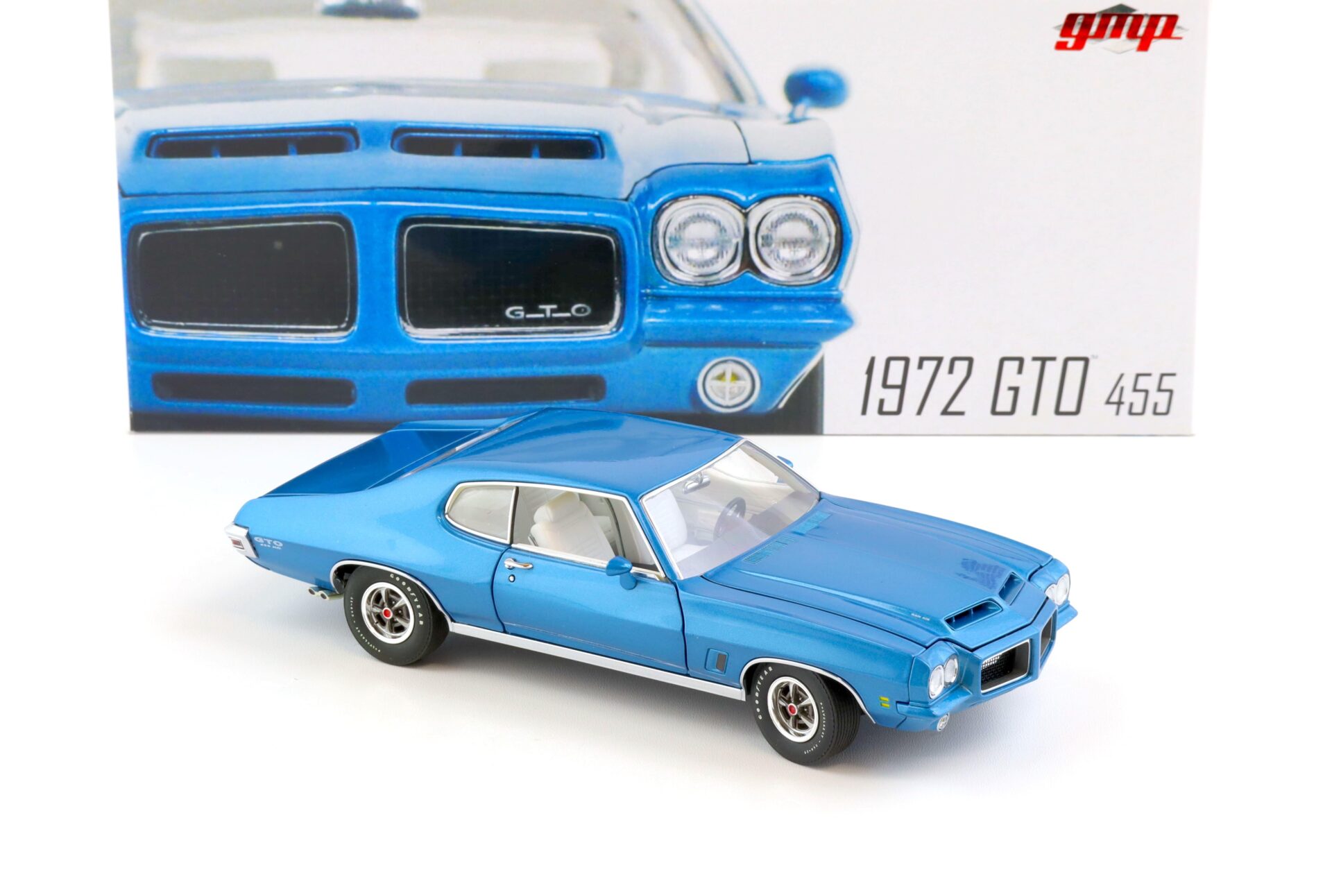 1:24 GMP 1972 Pontiac GTO 455 Coupe blue metallic G2401203