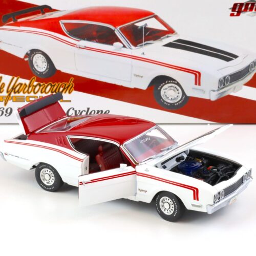 1:24 GMP 1969 Mercury Cyclone Coupe Cale Yarborough Special white/ red