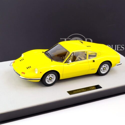 1:12 TOP Marques Ferrari Dino 246 GT Coupe 1972 yellow TOP12-02B