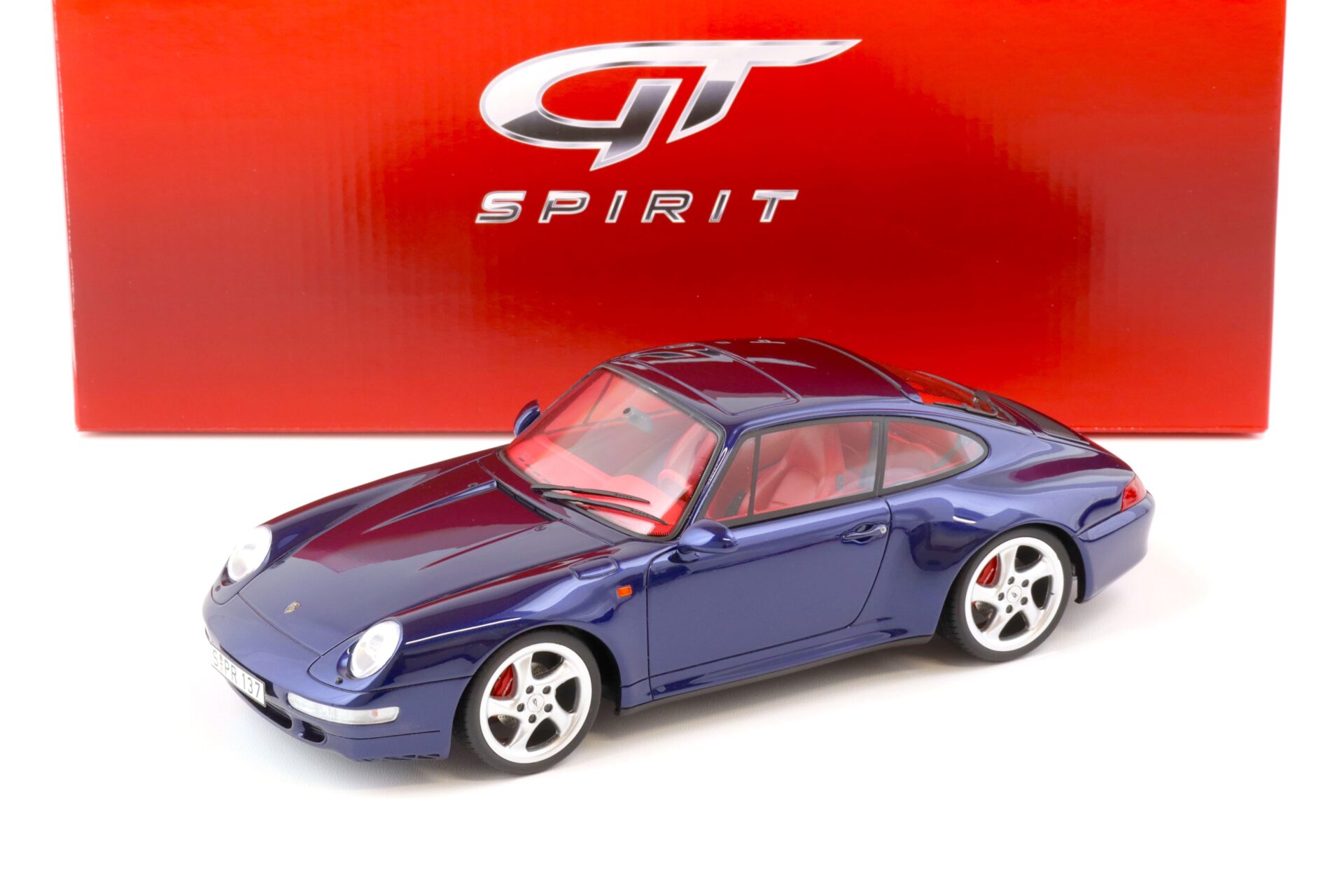1:18 GT Spirit GT012B Porsche 911 (993) Carrera 4S Coupe iris blue