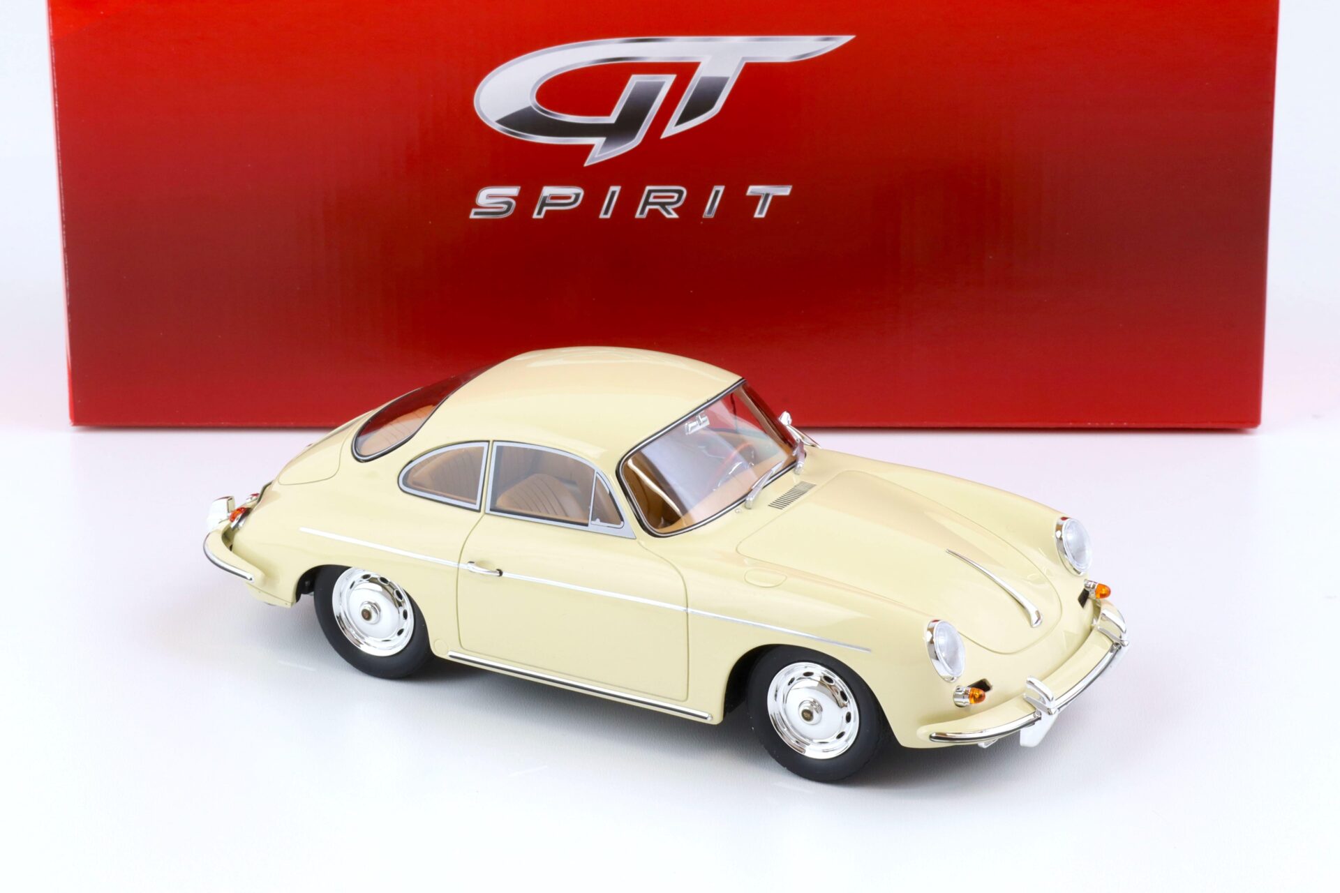 1:18 GT Spirit GT010ZM Porsche 356 B Carrera 2 Coupe elfenbein