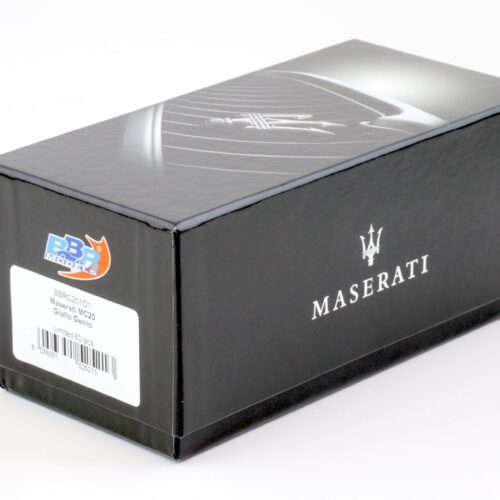 1:43 BBR Maserati MC20 Giallo Genio yellow 2020 - Limited 60 pcs.