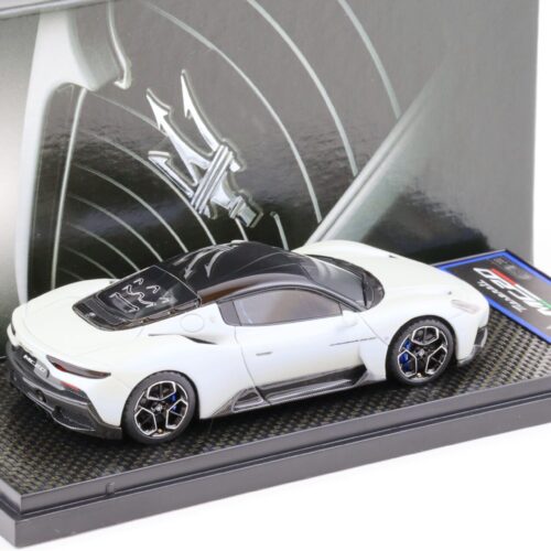 1:43 BBR Maserati MC20 Bianco Audace white/ black roof 2020 - Limited 200 pcs.