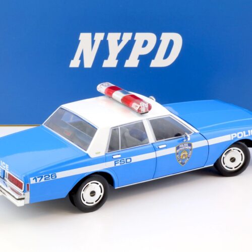 1:18 Greenlight 1990 Chevrolet Caprice NEW York City Police Department NYPD blue