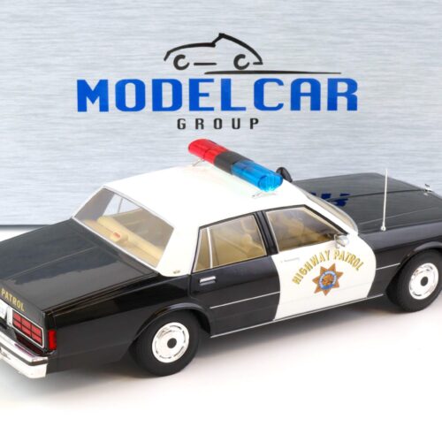1:18 MCG Chevrolet Caprice California Highway Patrol Police 1987 black/ white