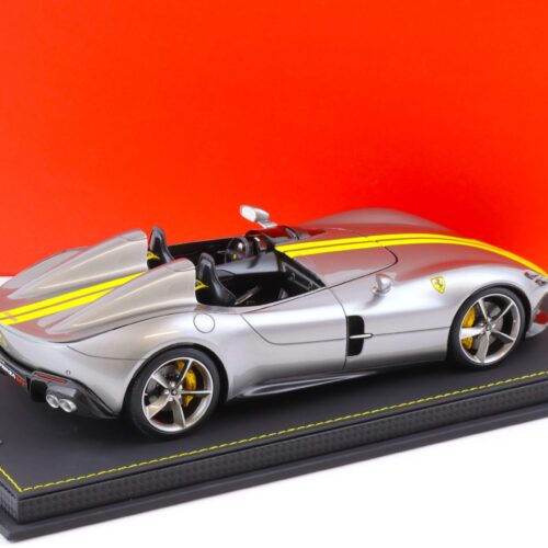 1:18 BBR Ferrari Monza Icona SP2 Grigio Ferro grey - Limited 99 pcs.